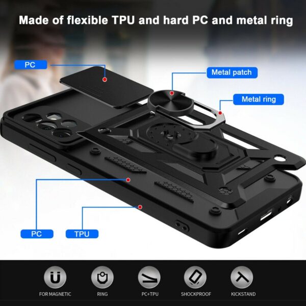 Samsung Galaxy A32 Push-Window Armor Case - Image 16