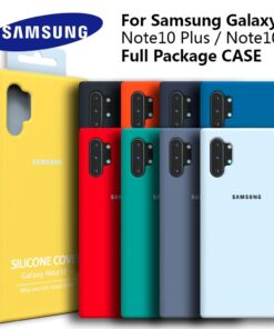 Official Liquid Silicone Case Cover For Samsung Galaxy Note 10 Plus