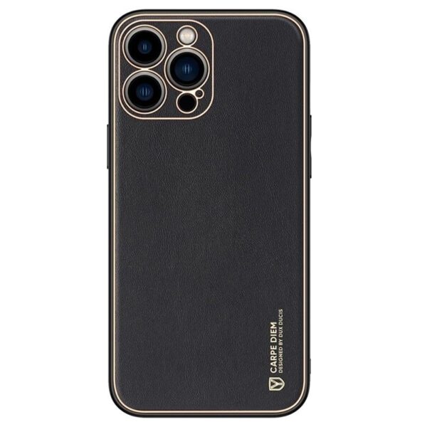 Dux Ducis Yolo Leather Electroplated Case for iPhone 12 and 13 Series - Image 8