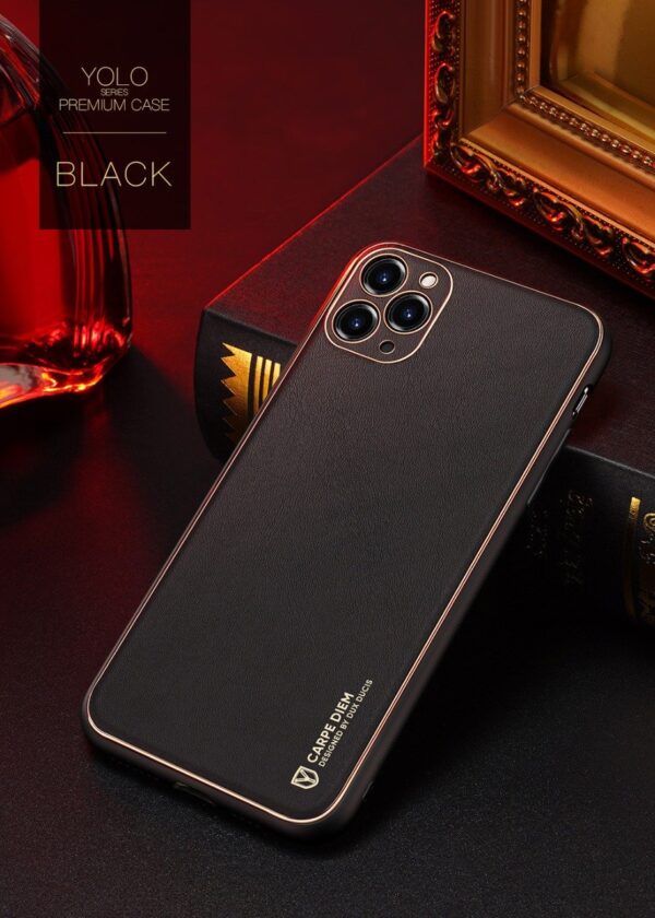 Dux Ducis Yolo Leather Electroplated Case for iPhone 12 and 13 Series - Image 10
