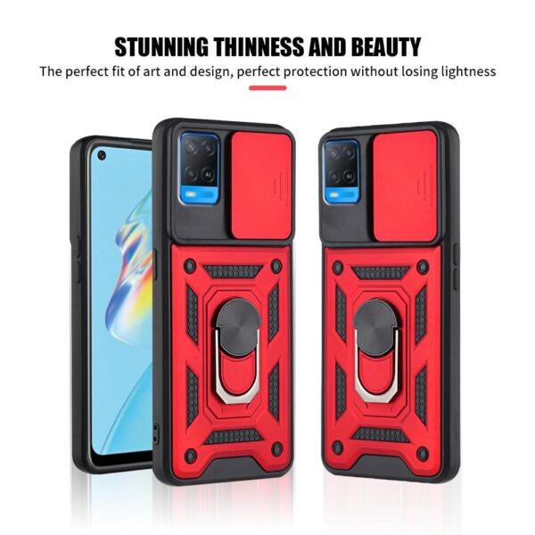 Oppo A54 A74 Series Slide Window Armor Case - Image 13