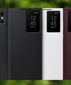 Alternative view of New Design Clearview Smart Case for Samsung Galaxy S22/S23/24 Ultra Series with Sensor