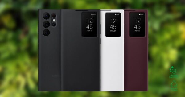 New Design Clearview Smart Case for Samsung Galaxy S22/S23/24 Ultra Series with Sensor - Image 2