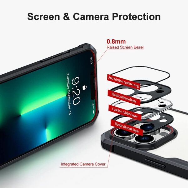 Xundd Shockproof Bumper Transparent Case For iPhone 13 Pro Max - Image 13
