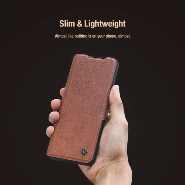 Nillkin Luxury Aoge Leather Phone Case For Samsung Galaxy Z Fold 3 With External Pen Tray - Image 7