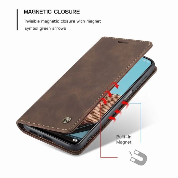 Redmi Note Series CaseMe Leather Flip Cover - Image 4