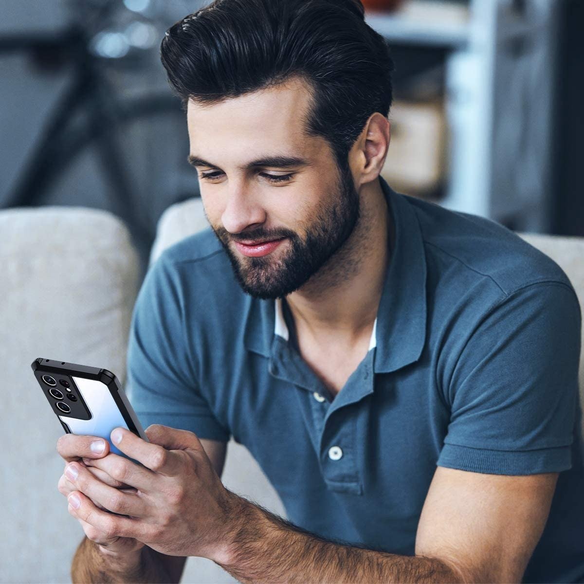 Xunnd Beetle Series Bumper Clear Case for Samsung Galaxy S21 Ultra - Image 10