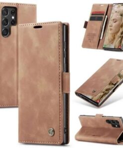 Alternative view of Samsung Galaxy S23 Ultra CaseMe Leather Flip Case