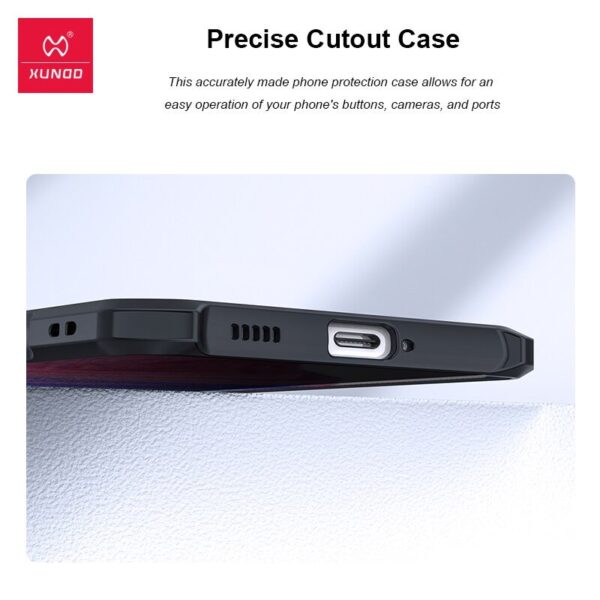 Samsung Galaxy A73 Xunnd Beetle Series Bumper Clear Case - Image 4