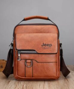 Jeep Buluo Luxury Men Crossbody Business Large Capacity Shoulder Bag