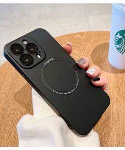 Camera Lens glass film Thin Matte Magsafe Magnetic Wireless Case Cover