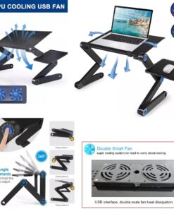 Alternative view of New Design Double Fan Adjustable Laptop Stand with Mouse Pad