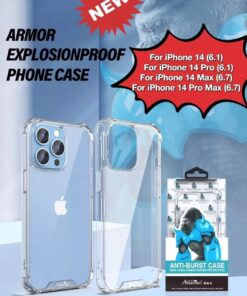Alternative view of KingKong Armor Anti-burst Transparent Phone Case For iPhone 14 Series