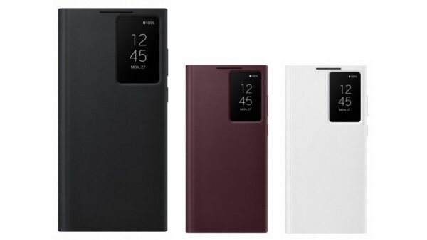 New Design Clearview Smart Case for Samsung Galaxy S22/S23/24 Ultra Series with Sensor - Image 14