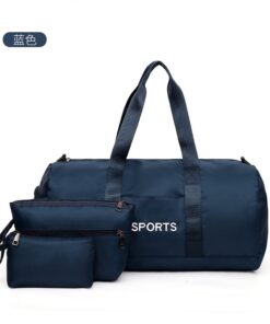 3Pcs/set Gym Bags for Men & Women Luggage Fitness Handbag Sport Shoulder Travel