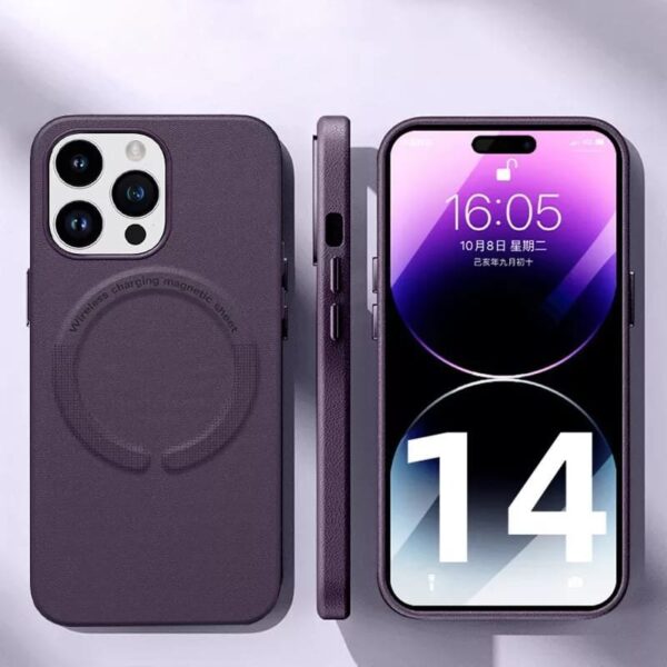 Luxury Premium Magnetic Wireless Charging Soft Case Cover for iPhone series - Image 18