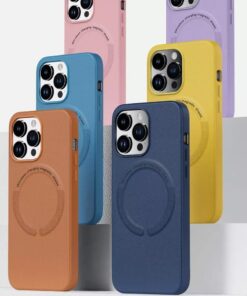 Luxury Premium Magnetic Wireless Charging Soft Case Cover for iPhone series