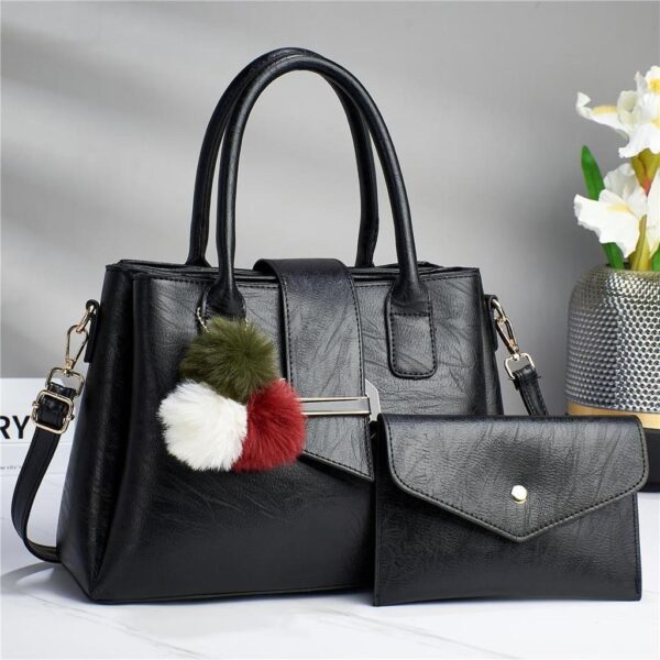 Zsmart Fashion Designer Premium Quality 2 in 1 Tote Ladies Hand Bags Set - Image 2