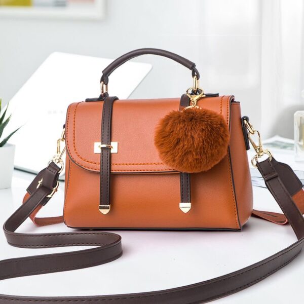 Elegant Ladies Single Sling Faux Leather Hand Bag - Image 2