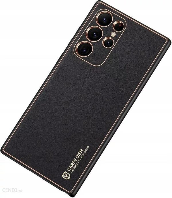 DUX DUCIS YOLO Series Case Luxury Protecting Back Cover Leather Pattern For Samsung Galaxy S22 Ultra - Image 2