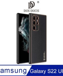 DUX DUCIS YOLO Series Case Luxury Protecting Back Cover Leather Pattern For Samsung Galaxy S22 Ultra