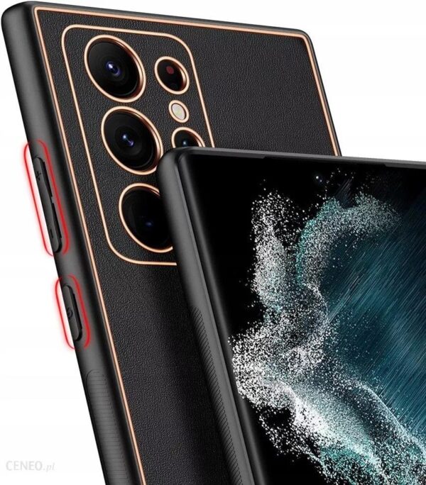DUX DUCIS YOLO Series Case Luxury Protecting Back Cover Leather Pattern For Samsung Galaxy S22 Ultra - Image 5
