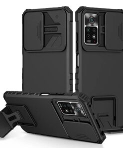 Alternative view of Redmi Note 11/11s Slide  Lens 360 Protective Armored Bumper Case