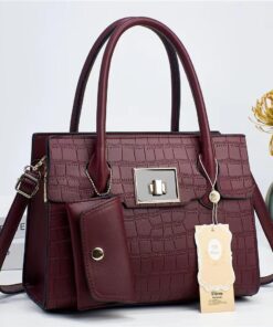 Dirm Stone Pattern 2-Piece New Design Fashion Handbag