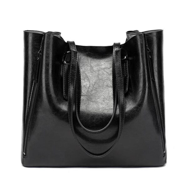 Vintage PU Leather Women's Handbag Messenger Shoulder - Image 3