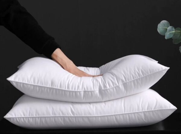 Luxury Premium  Microfiber Core Cushion Neck Spine Protection Bed Pillows - Image 5