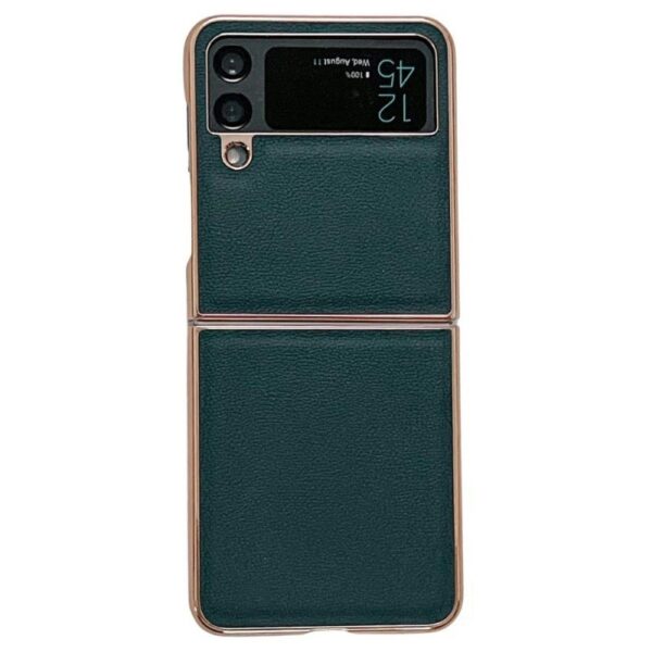 Samsung Galaxy Z Flip Series New luxury Premium Electroplated Eolden Shockproof Fashion Case - Image 3