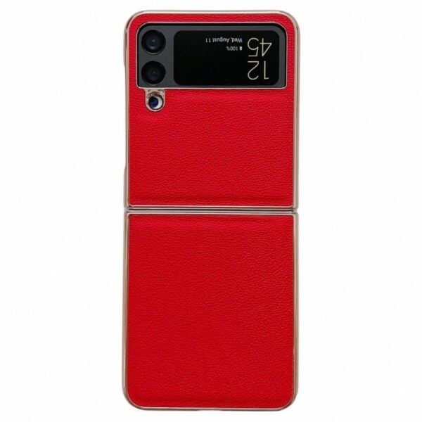 Samsung Galaxy Z Flip Series New luxury Premium Electroplated Eolden Shockproof Fashion Case - Image 4