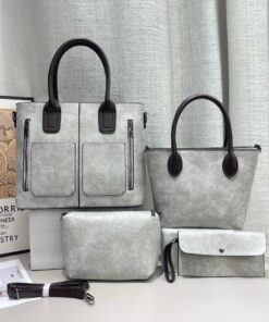 Alternative view of 4 in 1 PU Leather Design Large Capacity Cross shoulder Women Handbags