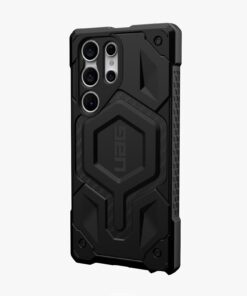 URBAN ARMOR GEAR UAG Case for Samsung Galaxy S23 Ultra 6.8 Inch - Black Monarch Pro Kevlar - Heavy Duty Shockproof Protective Case Magnetic Charging Compatible