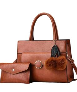 Alternative view of Fashion Classic Design 2 in 1 Purse and Crossbody Satchel Shoulder Bag