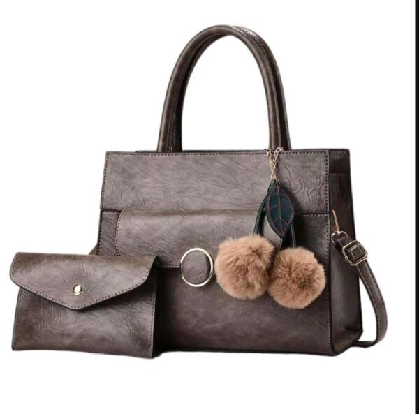 Fashion Classic Design 2 in 1 Purse and Crossbody Satchel Shoulder Bag - Image 5