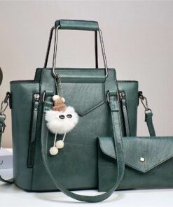 Alternative view of Luxury Premium Fashion PU Leather Classic 2 in 1 Purse and Crossbody Shoulder Bag