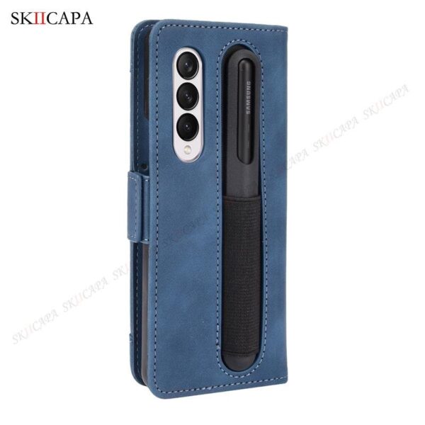 Luxury Premium Leather Card Slot Phone Case for Samsung Z Fold 3 5G/Fold 4 5G - Image 3