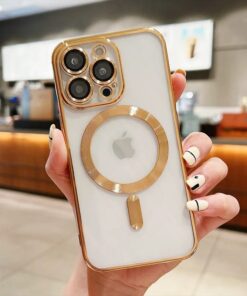 MagSafe Case with Camera Lens Protector for iPhone 13/14/15 Series