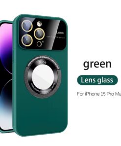 Alternative view of Luxury Premium Fashionable Magnetic With Lens Protector Case Cover For iPhone 14 Pro
