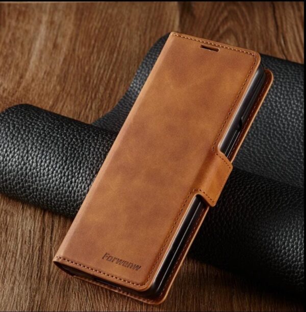 Luxury Premium PU Leather Card Slot Phone Case for Samsung Z Fold 3 5G/Fold 4 5G - Image 4