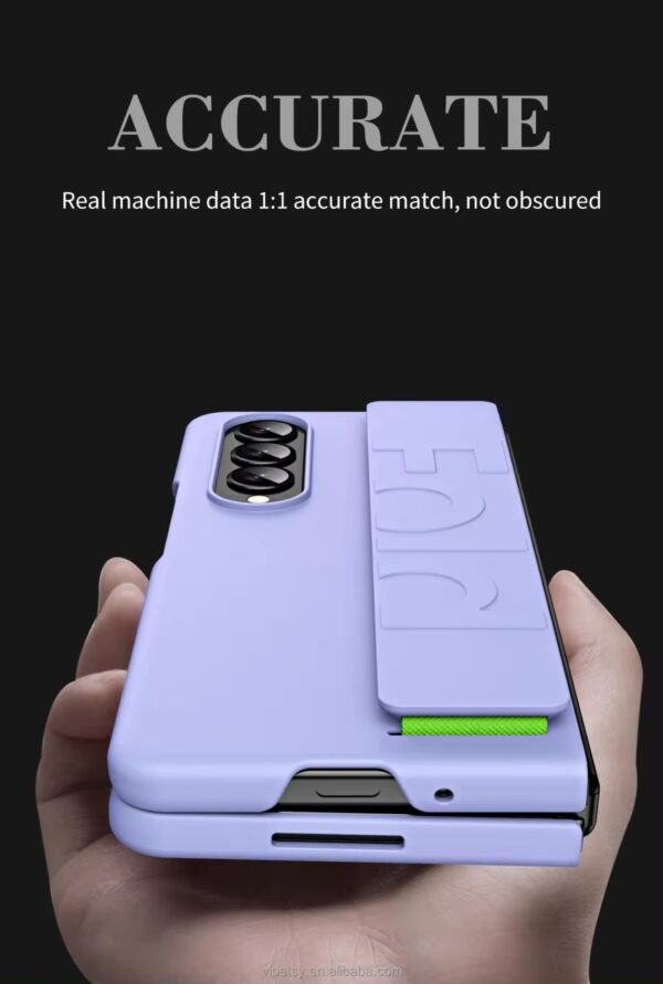 Luxury Premium Creative Silicon Foldable Wristband Phone Case Cover For Samsung Z Fold 3/Z Fold 4 - Image 5