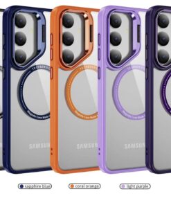 Luxury Premium Camera Lens Frame Metal Bracket Shockproof Phone Case For Samsung Galaxy A35/A55