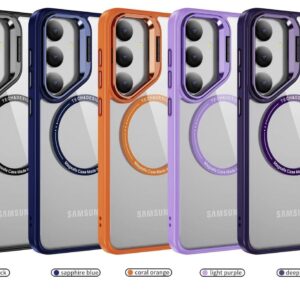 Luxury Premium Camera Lens Frame Metal Bracket Shockproof Phone Case For Samsung Galaxy A35/A55