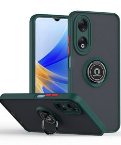 Alternative view of Oppo A58/A78 Series Shockproof Frosted Matte Case With Ring Holder