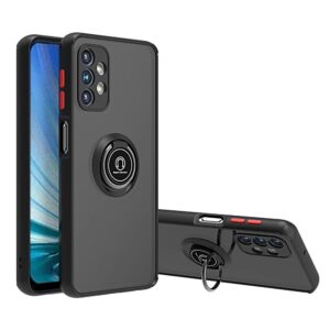 Samsung Galaxy A72/A73 Shockproof Frosted Matte Case With Ring Holder