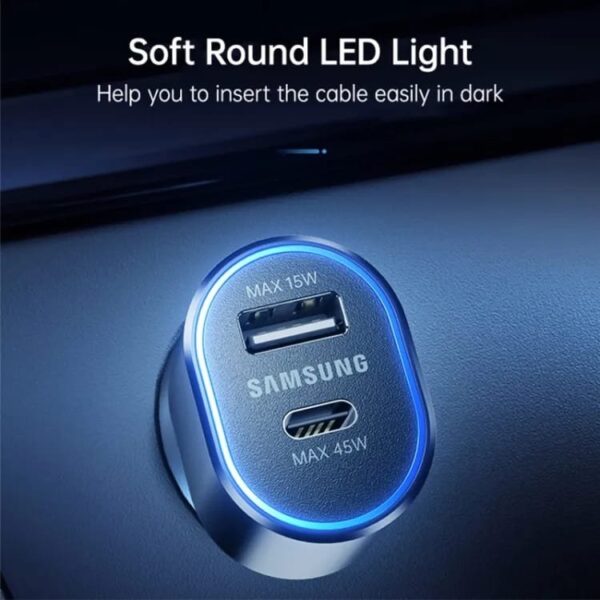 Offical Original Samsung Galaxy (45W+15W) Super Fast Dual Car Charger - Image 8