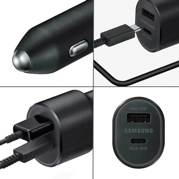 Offical Original Samsung Galaxy (45W+15W) Super Fast Dual Car Charger - Image 6