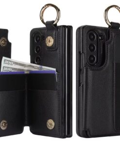 Alternative view of Luxury Premium Rugged Leather Wallet Card Slot Stand Phone with Pen Holder For Samsung Galaxy Z Fold 5