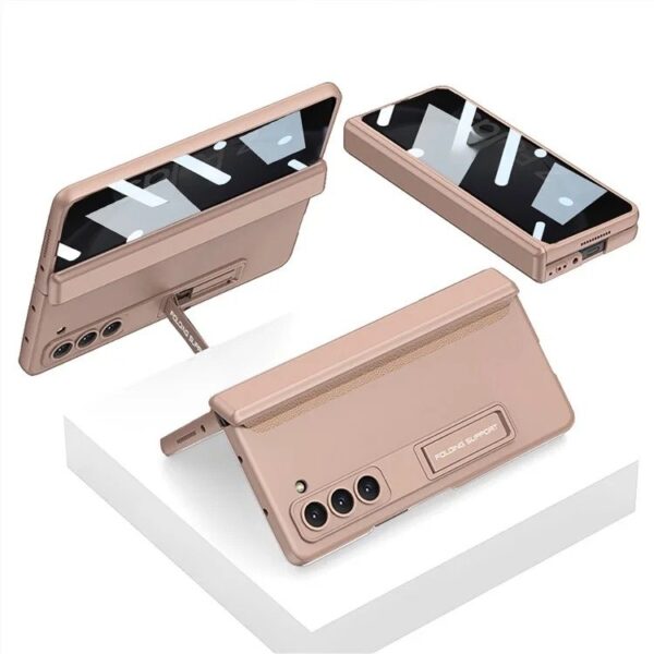 Samsung Galaxy Z Fold 5 Magnetic Adsorption Hinge Holder Protection Phone Case - Image 20